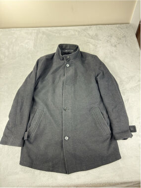 Hugo Boss Men's Size 44 Regular 80% Wool 20% Polyamide Black Jacket